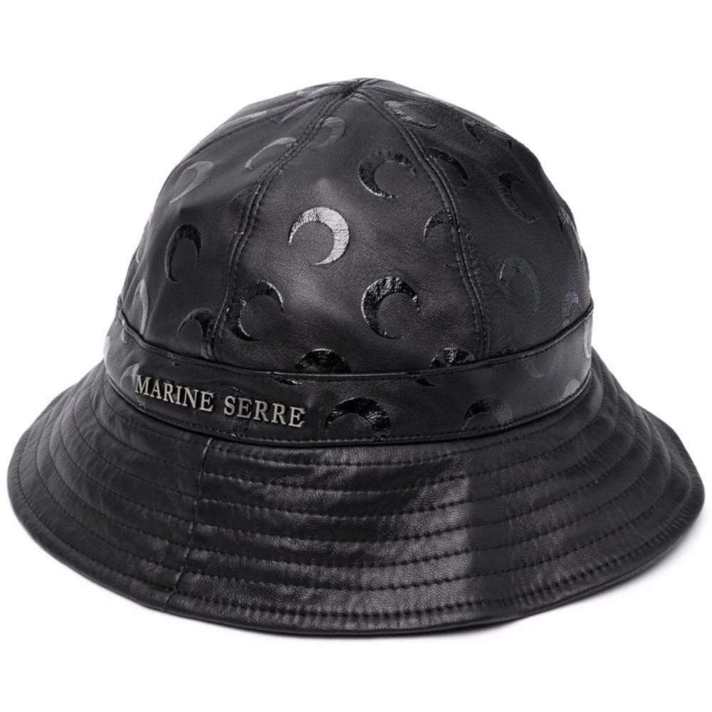 Authentic Marine leather hat, worn once, great condition!